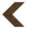 Ekena Millwork 11"W x 12"H x 3/4"D Vintage Farmhouse 3 1/2" Chevron, Barnwood Decor Collection, Reclaimed Grey DECR11X12X075CHVGY - alternate 3
